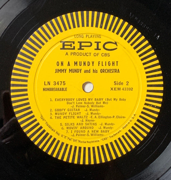 Jimmy Mundy Orchestra : On A Mundy Flight (LP, Album, Mono)