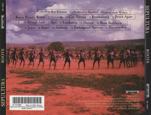 Sepultura : Roots (CD, Album, Club, RE)