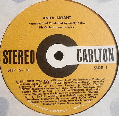 Anita Bryant : Anita Bryant (LP, Album)