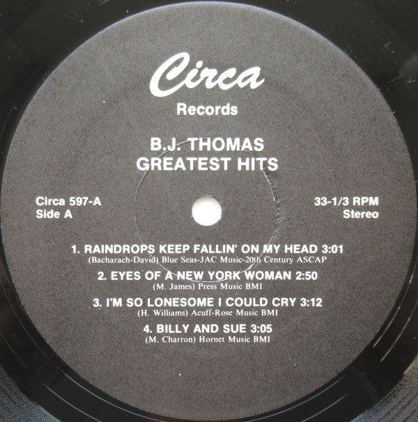 B.J. Thomas : Greatest Hits (LP, Comp)