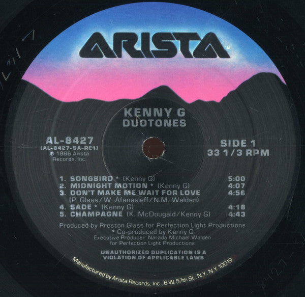 Kenny G (2) : Duotones (LP, Album)