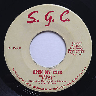 Nazz : Open My Eyes (7", Single, SP)