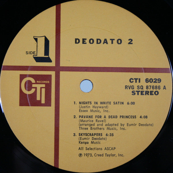 Deodato* : Deodato 2 (LP, Album, Ter)