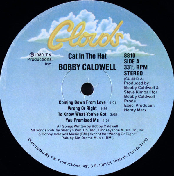 Bobby Caldwell : Cat In The Hat (LP, Album, Vol)