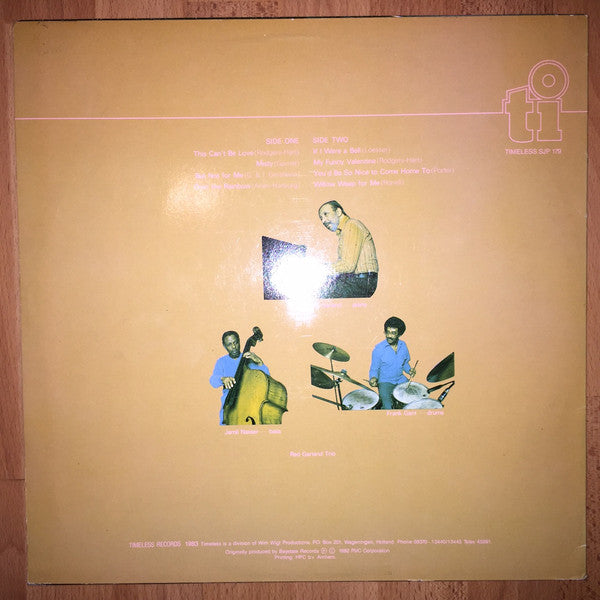 Red Garland Trio* : Misty Red (LP, Album)