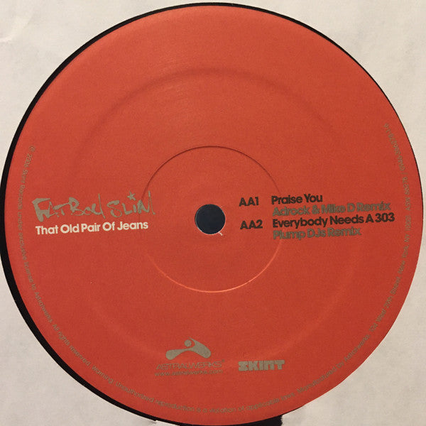 Fatboy Slim : That Old Pair Of Jeans (12")
