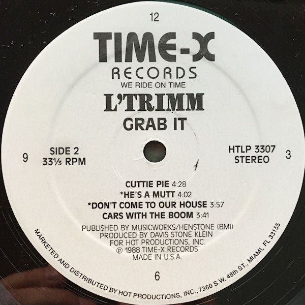 L'Trimm : Grab It! (LP, Album)