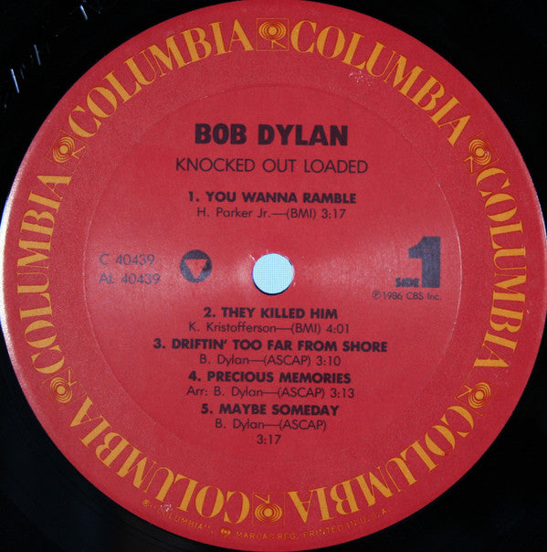 Bob Dylan : Knocked Out Loaded (LP, Album, Car)