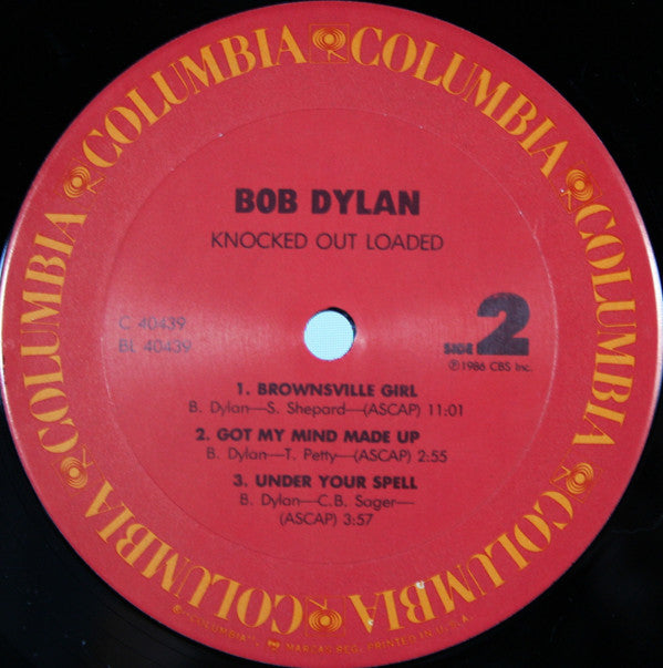 Bob Dylan : Knocked Out Loaded (LP, Album, Car)