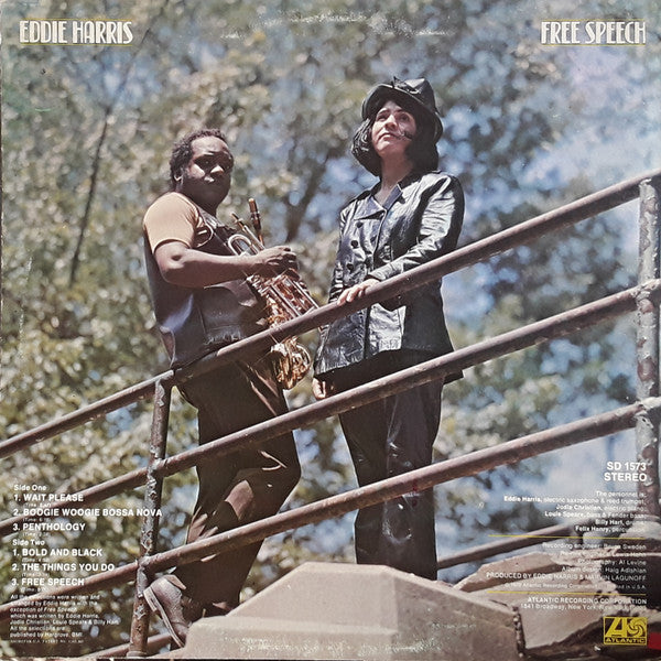 Eddie Harris : Free Speech (LP, Album, PR)