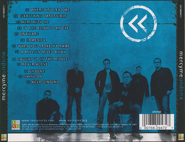 MercyMe : Undone (CD, Album)