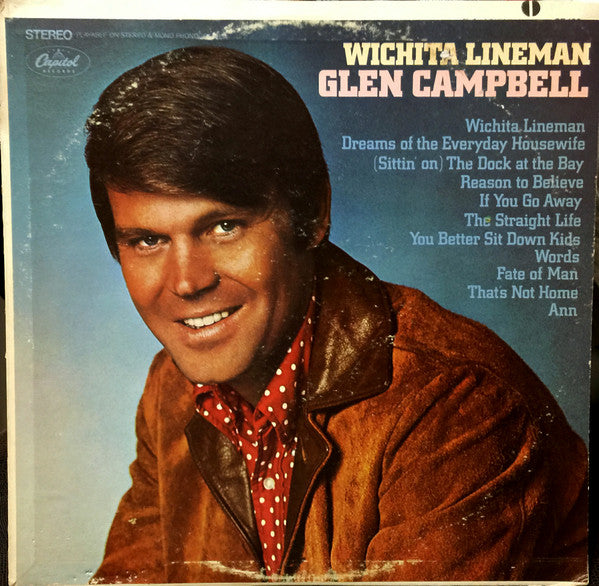 Glen Campbell : Wichita Lineman (LP, Album, RE, Scr)