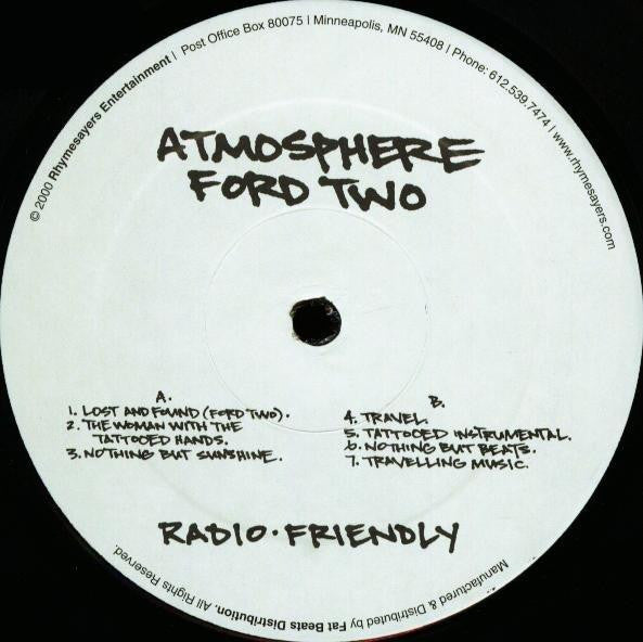 Atmosphere (2) : Ford Two (12")