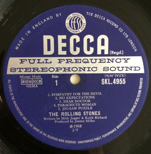 Rolling Stones* : Beggars Banquet (LP, Album, Gat)