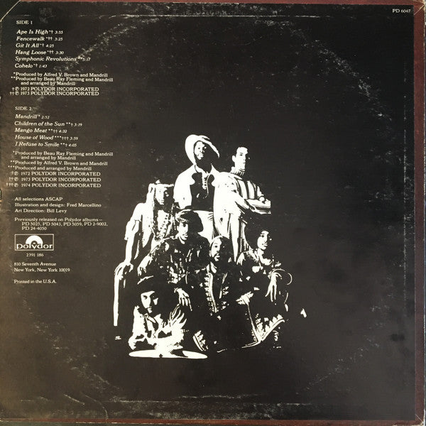 Mandrill : The Best Of Mandrill (LP, Comp, Mon)