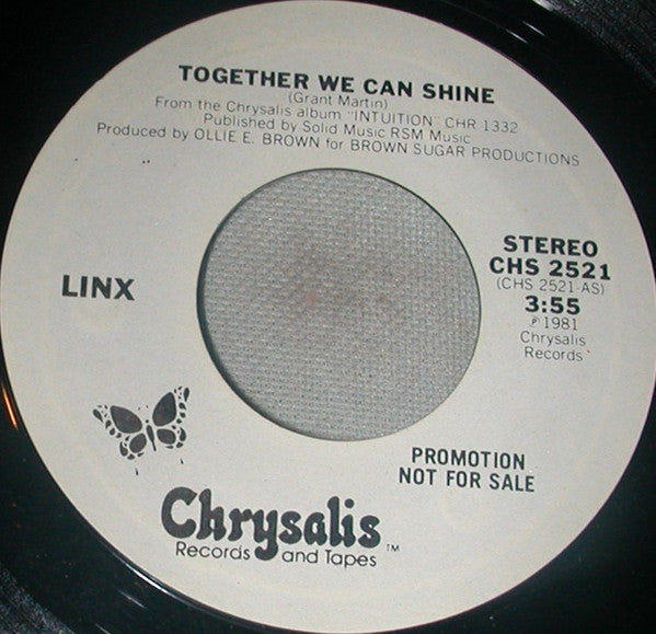 Linx : Together We Can Shine (7", Promo)