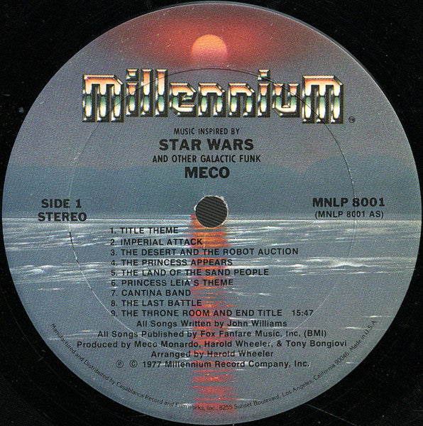 Meco* : Music Inspired By Star Wars And Other Galactic Funk (LP, Album, Ter)
