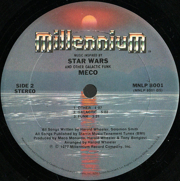 Meco* : Music Inspired By Star Wars And Other Galactic Funk (LP, Album, Ter)