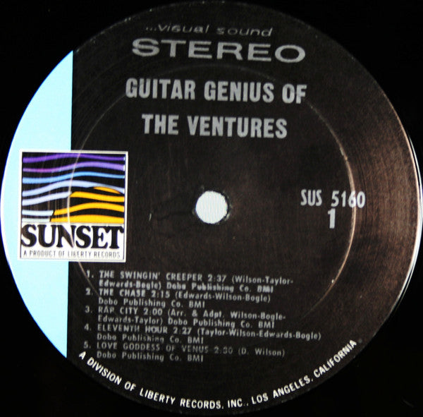 The Ventures : Guitar Genius Of The Ventures (LP, Comp)