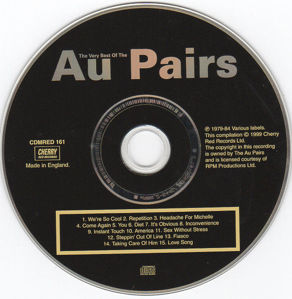 Au Pairs : Shocks To The System - The Very Best Of (CD, Comp)