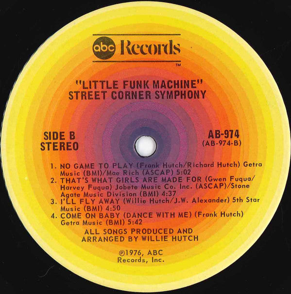 Street Corner Symphony (2) : Little Funk Machine (LP, Album, San)