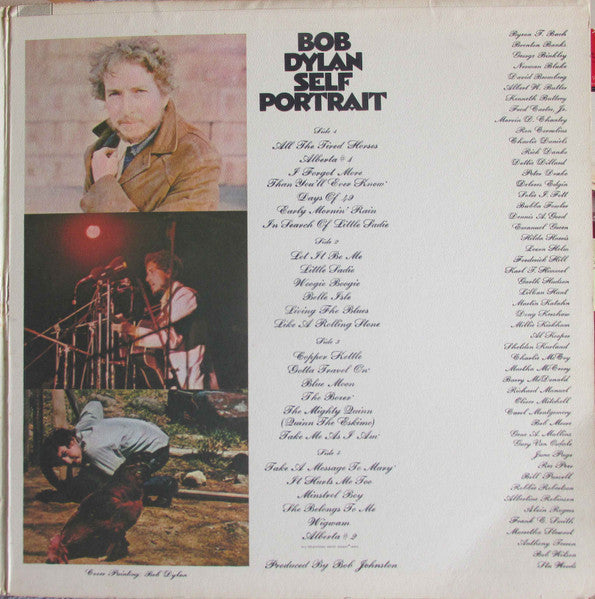 Bob Dylan : Self Portrait (2xLP, Album, 360)