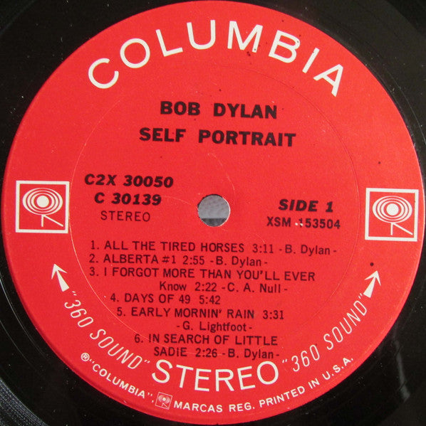 Bob Dylan : Self Portrait (2xLP, Album, 360)