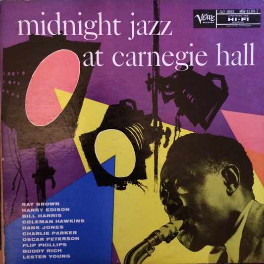 Various : Midnight Jazz At Carnegie Hall (2xLP, Comp, Mono)