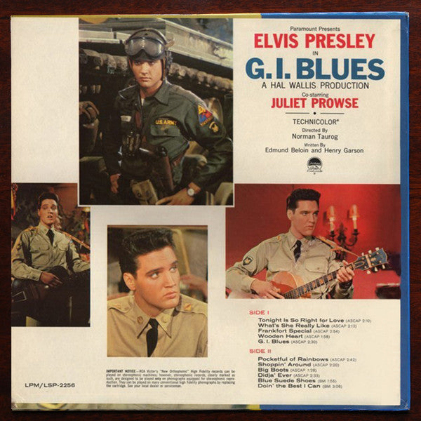 Elvis* : G. I. Blues (LP, Album, Hol)