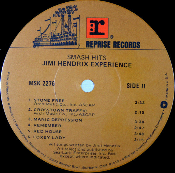 Jimi Hendrix Experience* : Smash Hits (LP, Comp, RE, Jac)