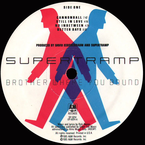 Supertramp : Brother Where You Bound (LP, Album, Eur)