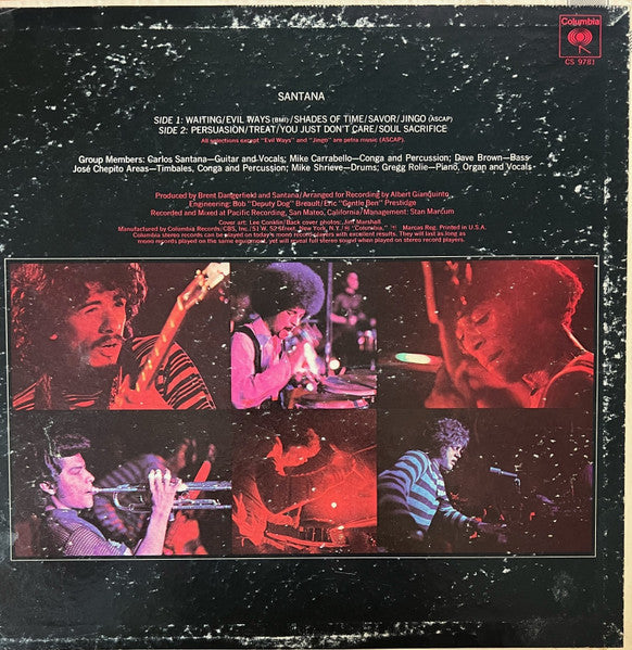 Santana : Santana (LP, Album)
