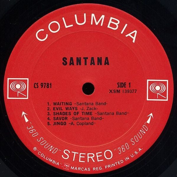 Santana : Santana (LP, Album)