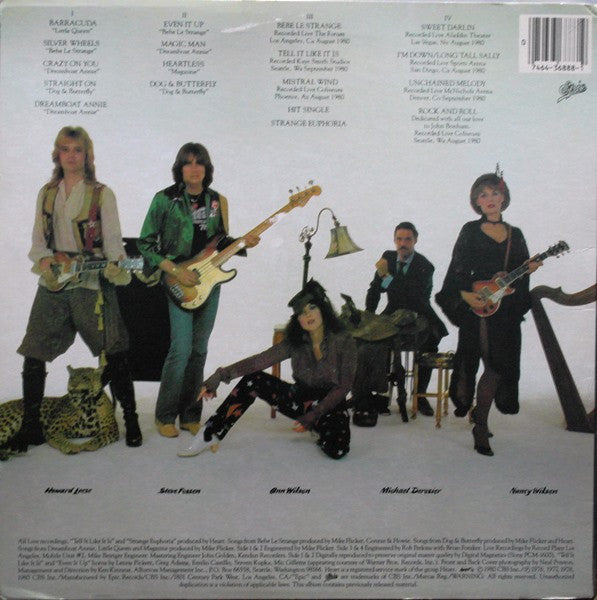 Heart : Greatest Hits / Live (2xLP, Comp)