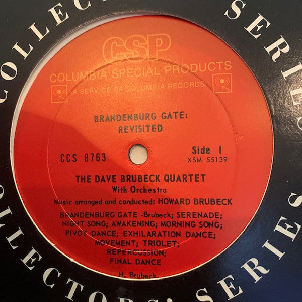 The Dave Brubeck Quartet : Brandenburg Gate: Revisited (LP)