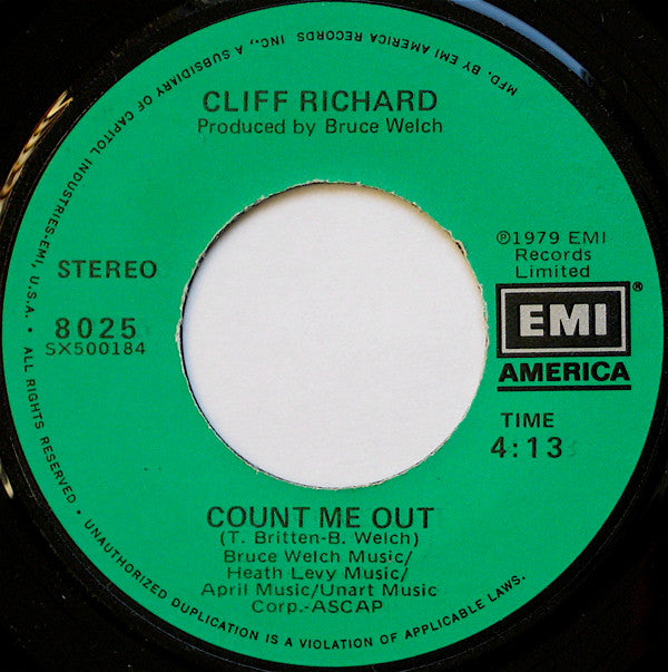 Cliff Richard : We Don't Talk Anymore (7", Single, Los)