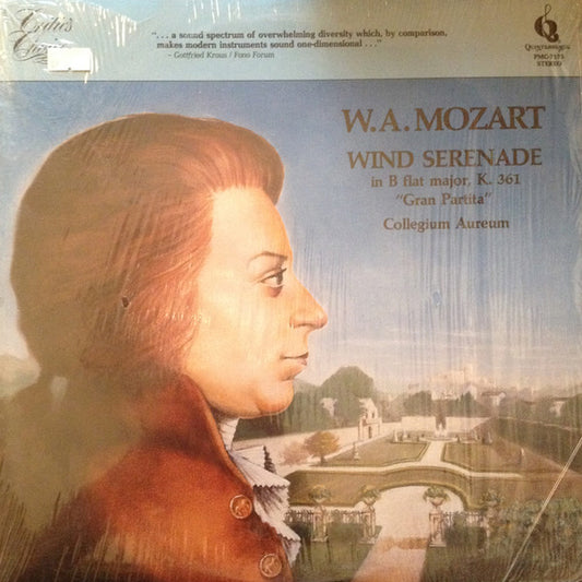 Wolfgang Amadeus Mozart, Collegium Aureum : Wind Serenade In B Flat Major, K. 361 "Gran Partita" (LP)