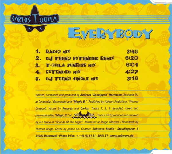 Carlos T. Quila : Everybody (CD, Maxi)