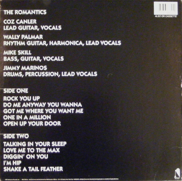 The Romantics : In Heat (LP, Album, Pit)