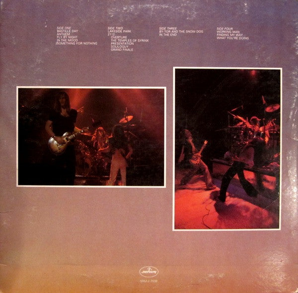 Rush : All The World's A Stage (2xLP, Album, Ter)