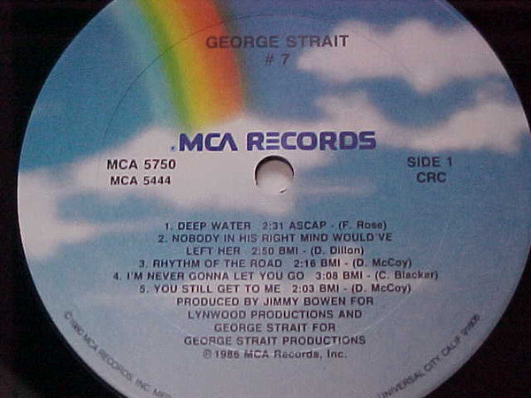 George Strait : #7 (LP, Album, Club, CRC)