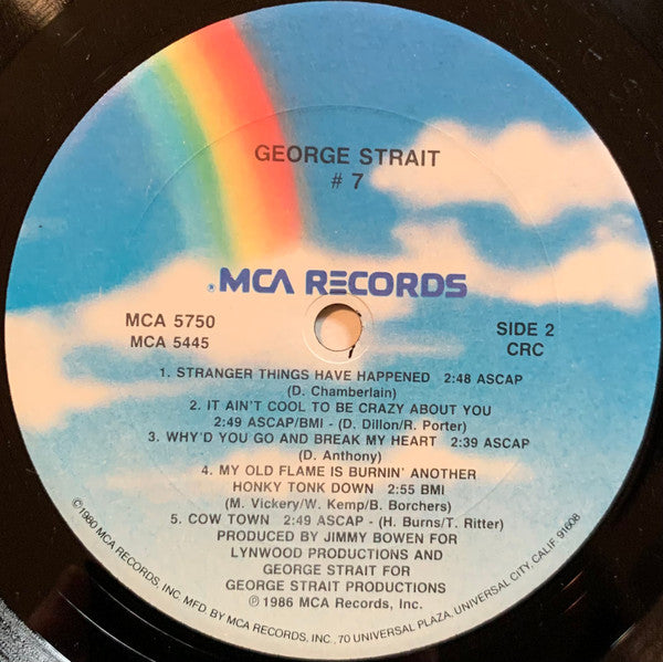 George Strait : #7 (LP, Album, Club, CRC)