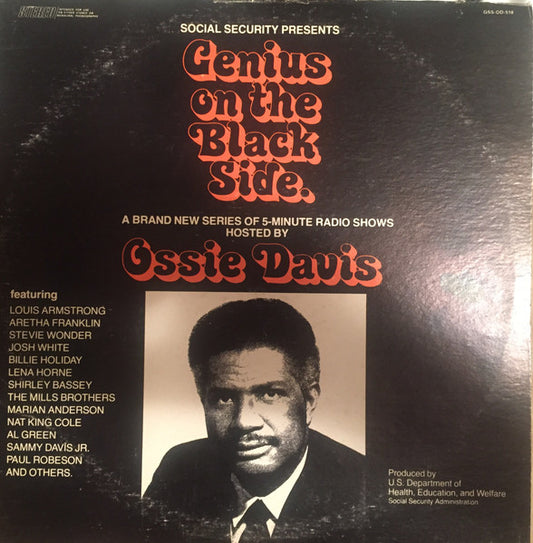 Various : Genius On The Black Side Hosted By Ossie Davis: Shows #14-26 (2xLP, Transcription, Gat)