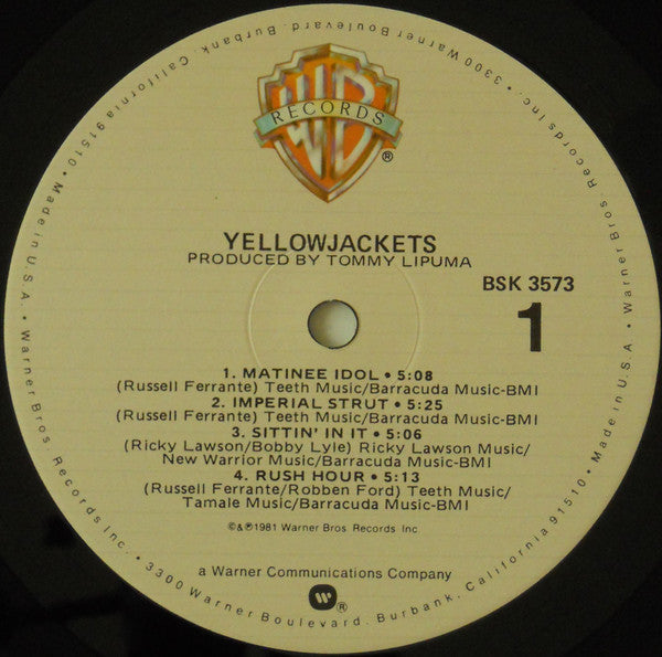 Yellowjackets : Yellowjackets (LP, Album, Tan)