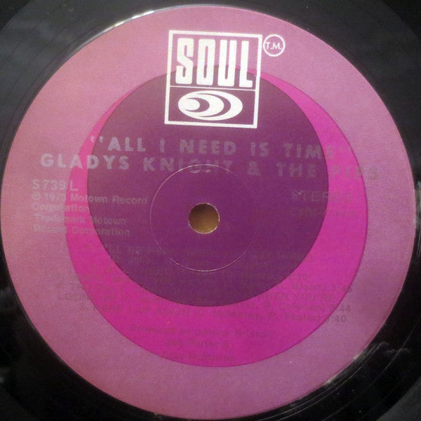 Gladys Knight And The Pips : All I Need Is Time (LP, Album)