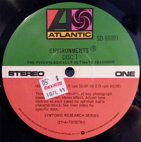 No Artist : Environments (New Concepts In Stereo Sound - Disc 1) (LP, RE, RI )