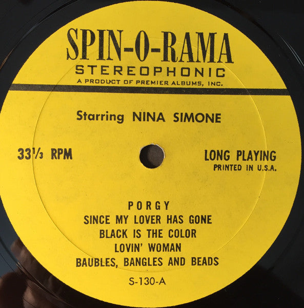 Nina Simone With George Wallington : Starring Nina Simone With George Wallington (LP)