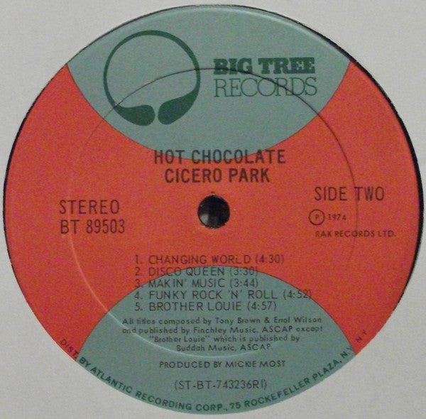 Hot Chocolate : Cicero Park (LP, Album)
