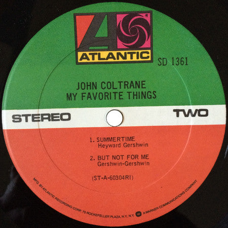 John Coltrane : My Favorite Things (LP, Album, RE)