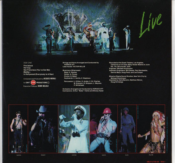 Village People : Live And Sleazy (2xLP, Album, 73 )